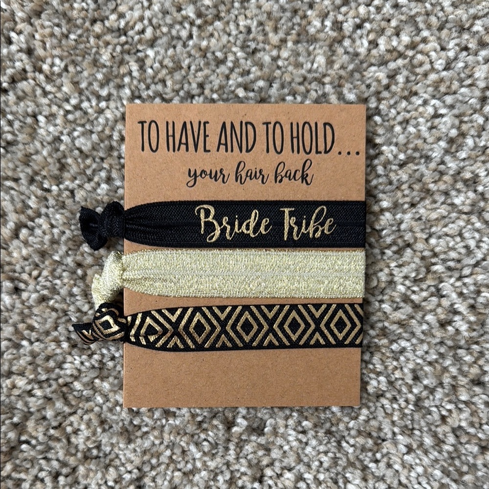 Bride Tribe Hair Ties